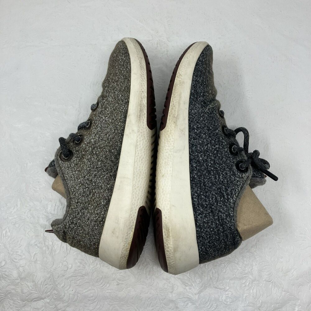 ALLBIRDS Gray Merino Wool Runners Lace-Up Shoes Womens 10 Style WR W10